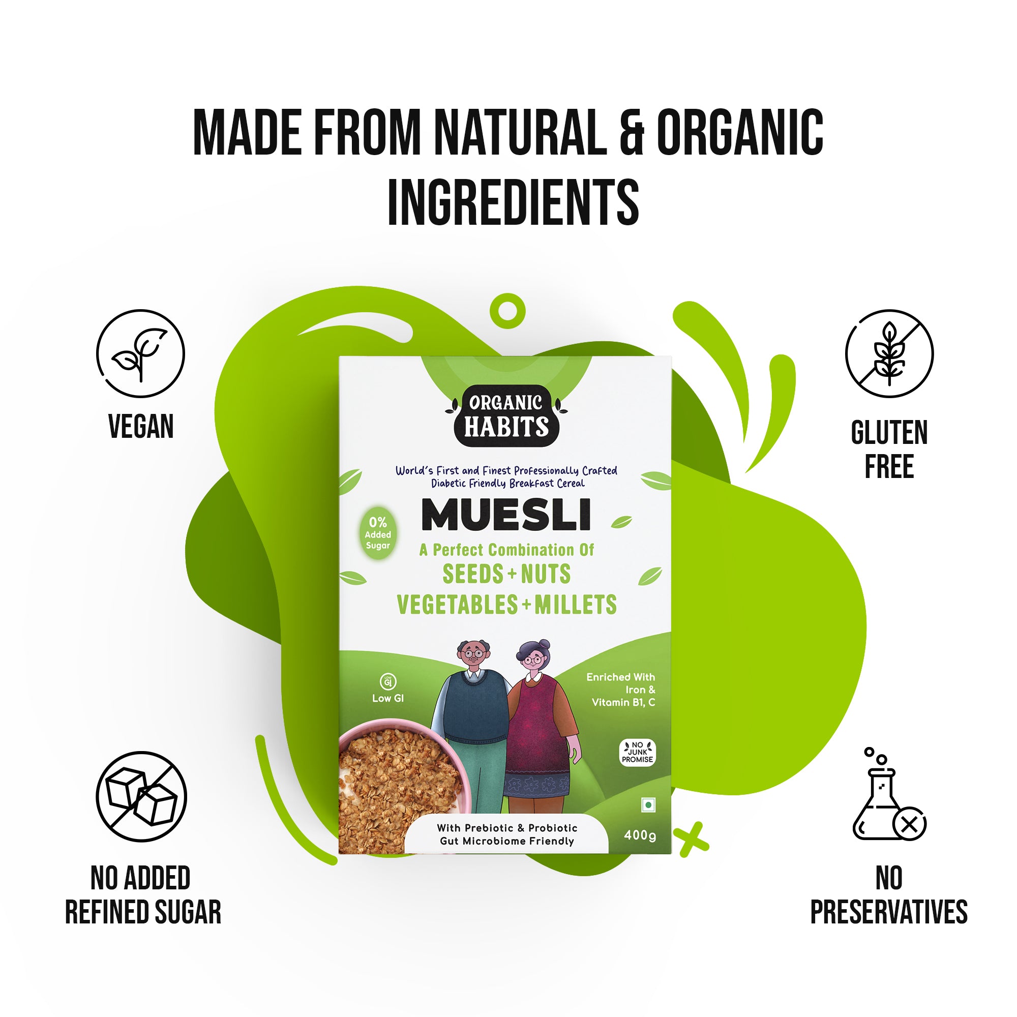 Diabetic Friendly Break-fast Cereal, 400g