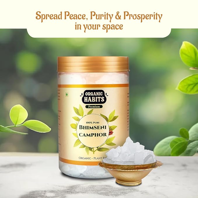 100% Pure Plant-Based Bhimseni Camphor Kapoor 250g