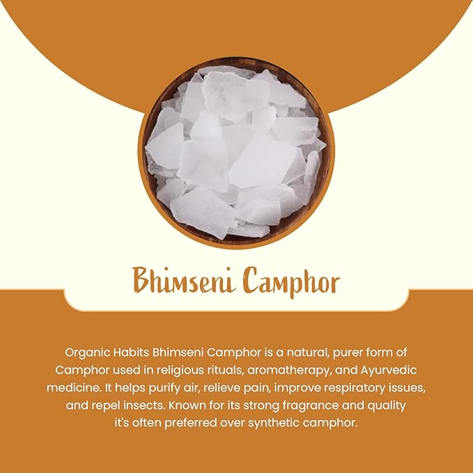 100% Pure Plant-Based Bhimseni Camphor Kapoor 250g