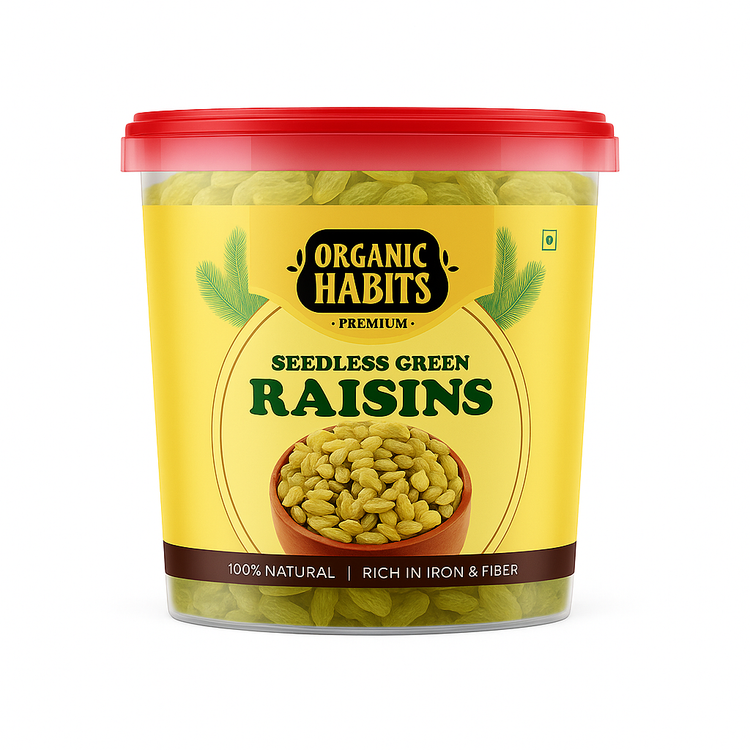 Premium Seedless Green Raisins 300g
