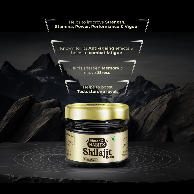 100% Pure Himalayan Shilajit/Shilajeet Resin 20g