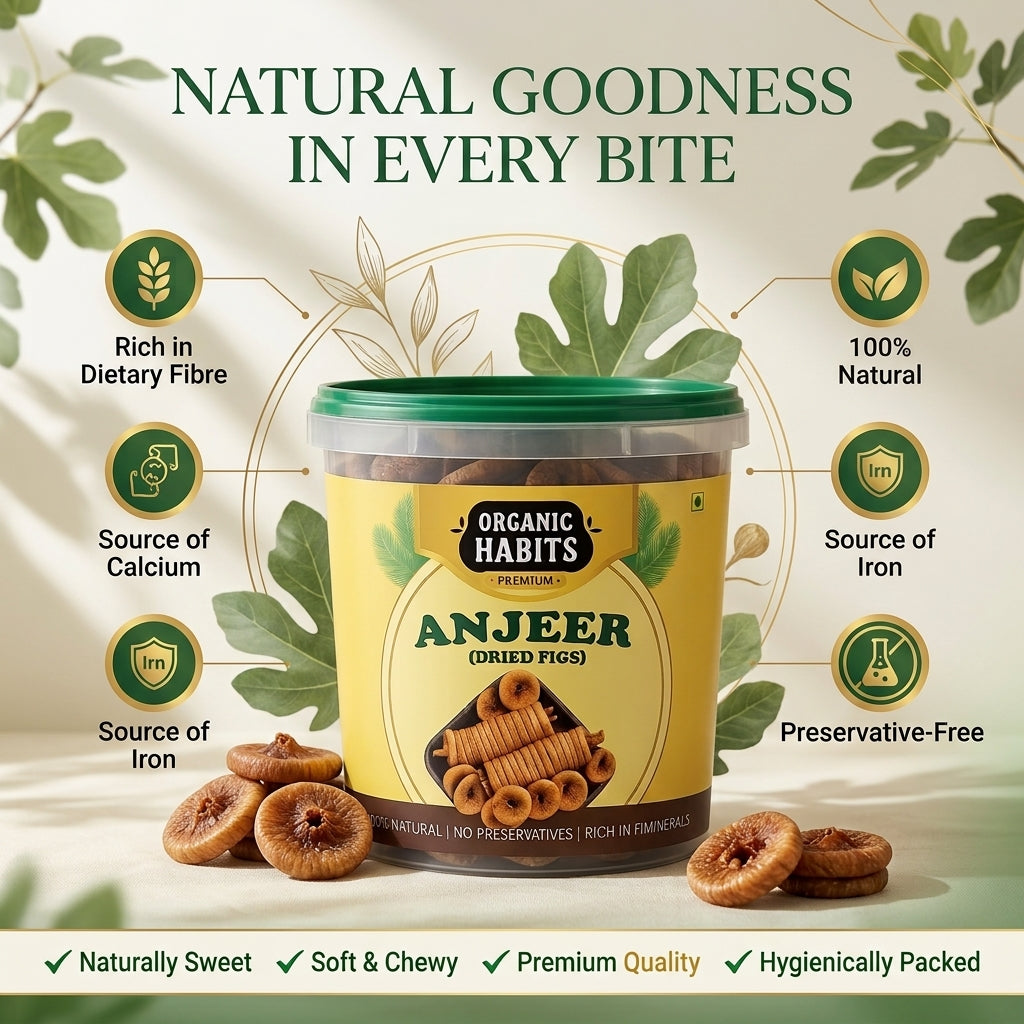 Organic Habits Premium Anjeer (Dried Figs)